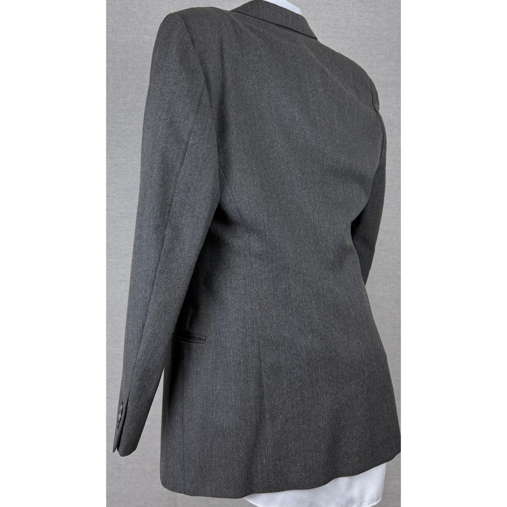Christian Dior Monsieur Vintage 2pc Suit 40R 31x30 Gray Pinstripe Wool USA Made - Picture 3 of 15